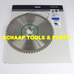 Cirkelzaagblad 216 x 2,3 x 30 mm 64 tanden Trapeziumvlaktand (TF) voor aluminium KS60E | 500122